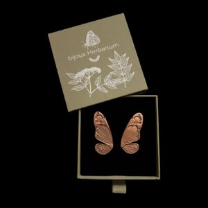 AILES DE PAPILLON . CLOUS D'OREILLES