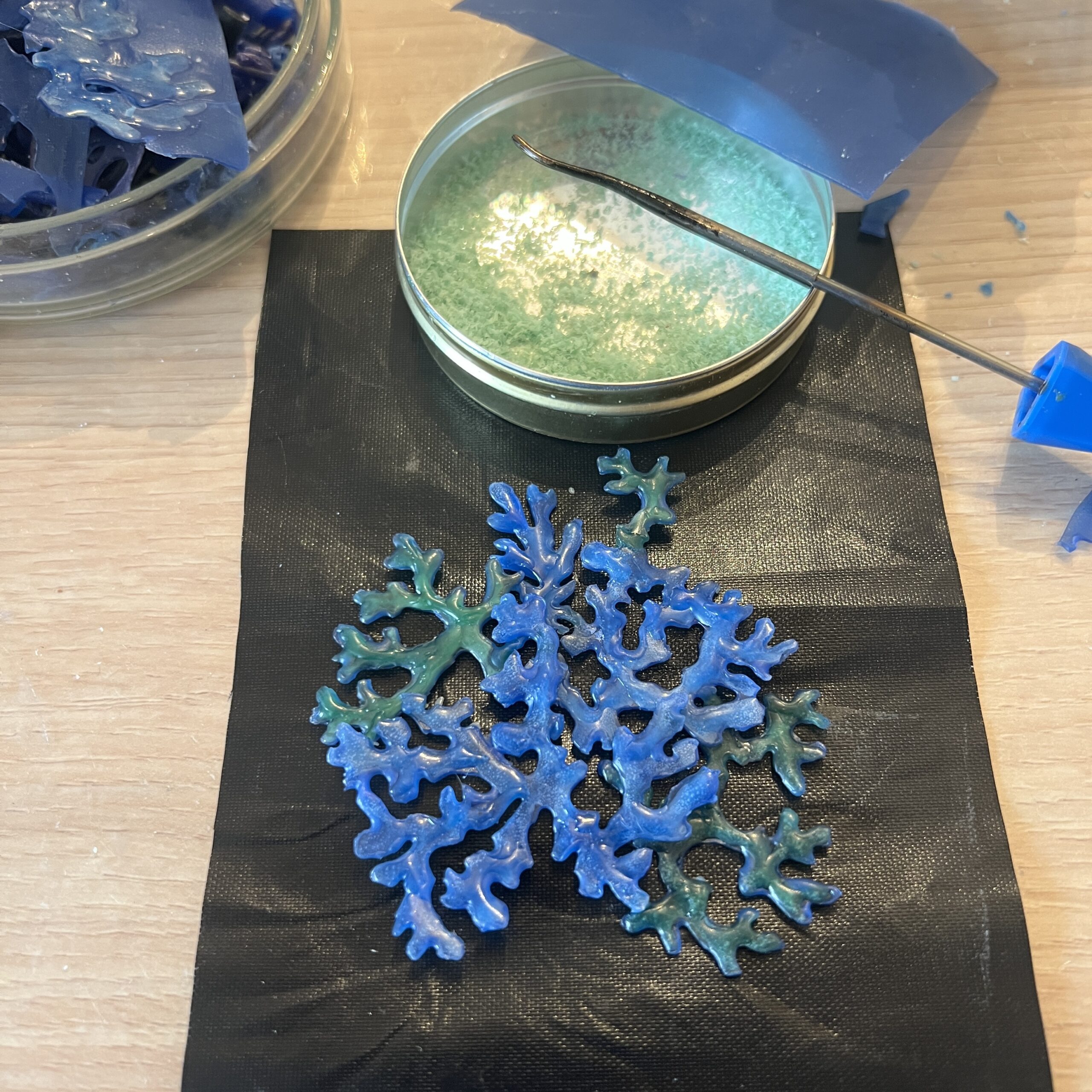sur l'établi de l'atelier Herbarium