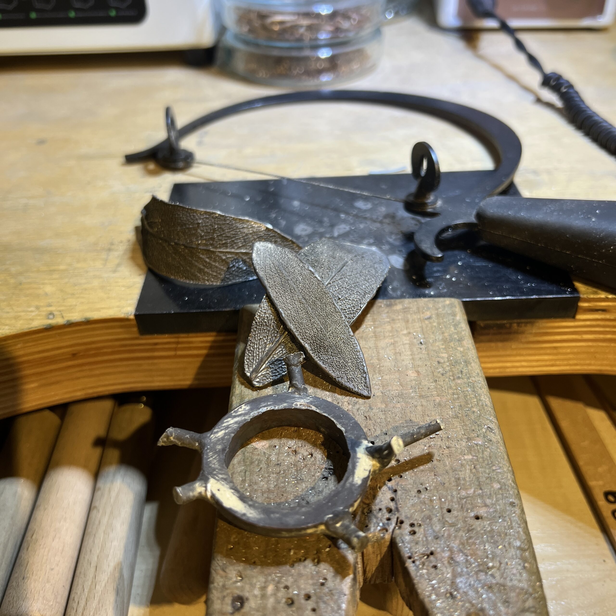 sur l'établi de l'atelier Herbarium